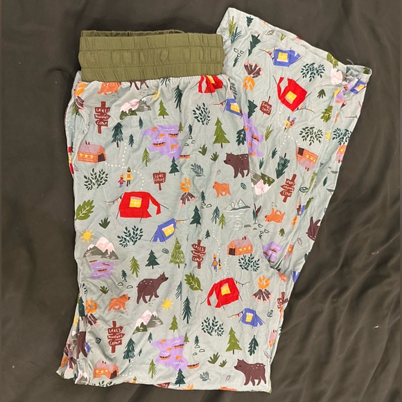 Little Sleepies Happy Campers Men’s Pajama Pants - Picture 1 of 6